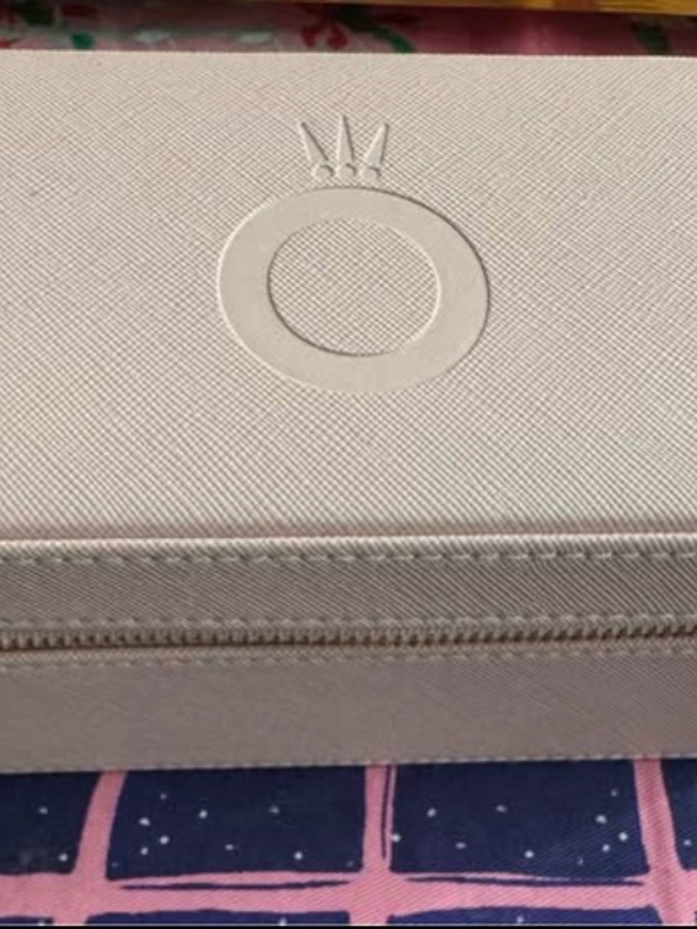 Pandora Pink Jewelry Organizer Case with Mirror - Picture 2 of 3
